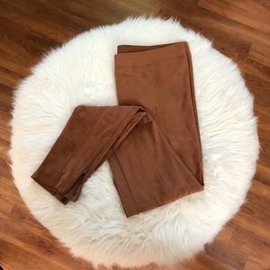 Faux Suede Leggings